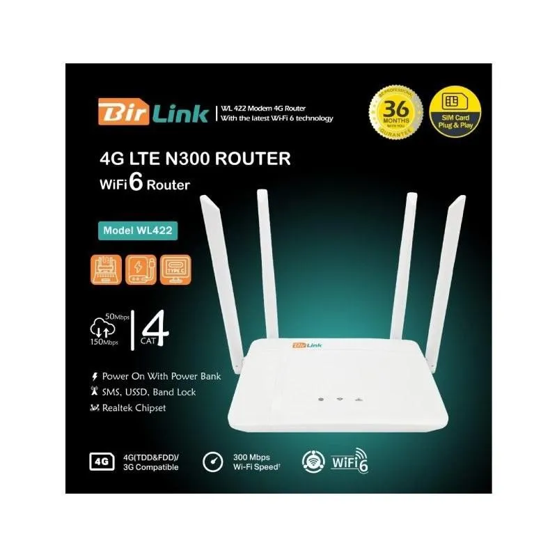 مودم 4G LTE بیرلینک مدل WL422 gallery1